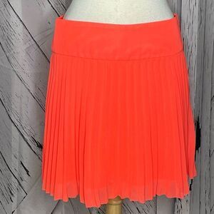 Express Neon Pleated Lined Skirt 6